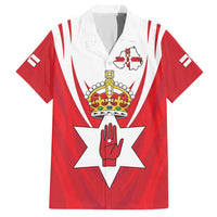 Personalized Northern Ireland Family Matching Short Sleeve Bodycon Dress and Hawaiian Shirt Coat Of Arms With Map