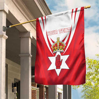 Personalized Northern Ireland Garden Flag Coat Of Arms With Map