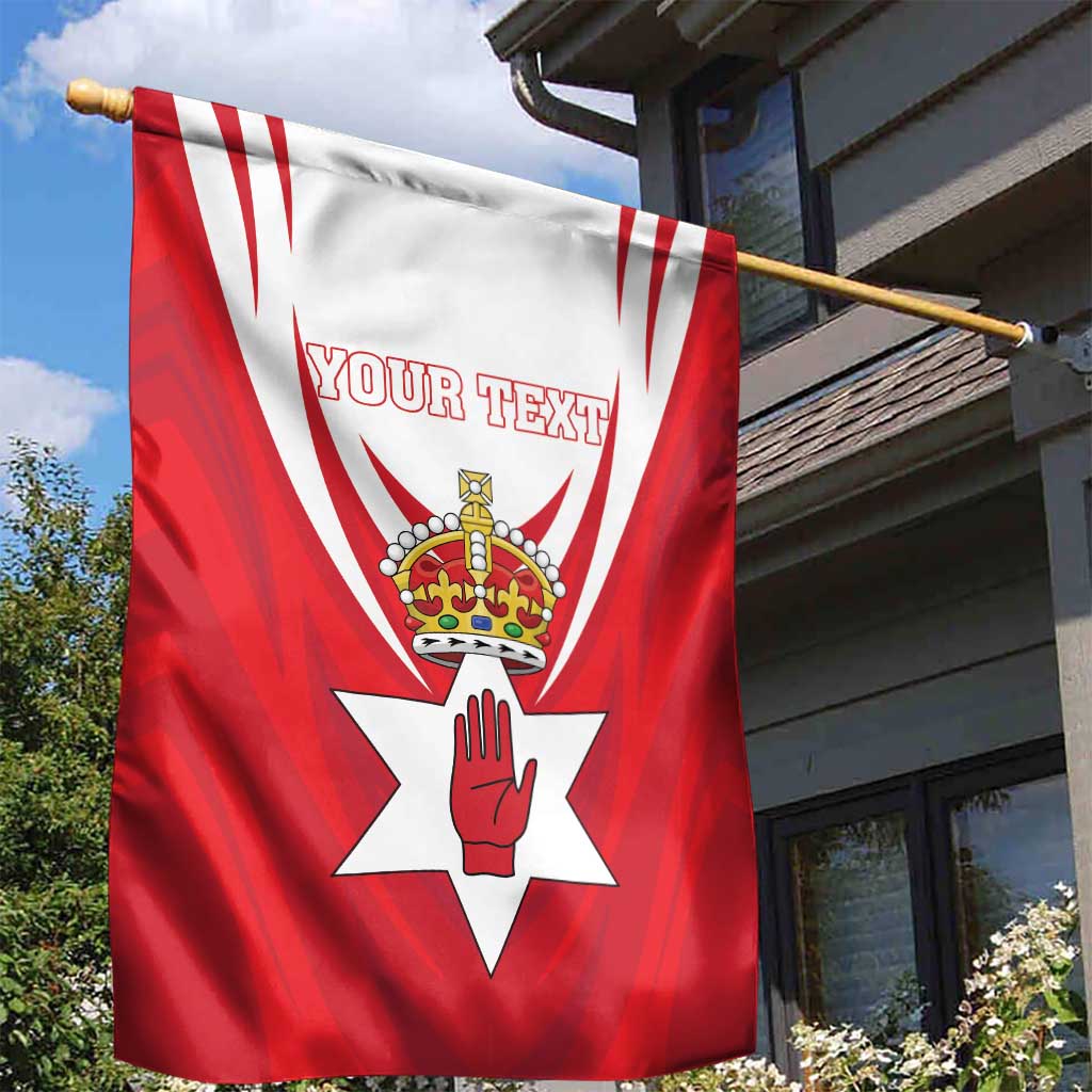 Personalized Northern Ireland Garden Flag Coat Of Arms With Map