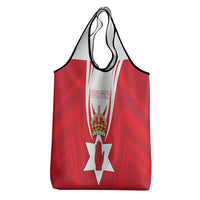 Personalized Northern Ireland Grocery Bag Coat Of Arms With Map