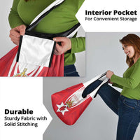 Personalized Northern Ireland Grocery Bag Coat Of Arms With Map