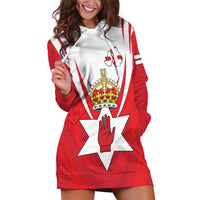 Personalized Northern Ireland Hoodie Dress Coat Of Arms With Map
