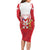 Personalized Northern Ireland Long Sleeve Bodycon Dress Coat Of Arms With Map