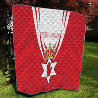 Personalized Northern Ireland Quilt Coat Of Arms With Map