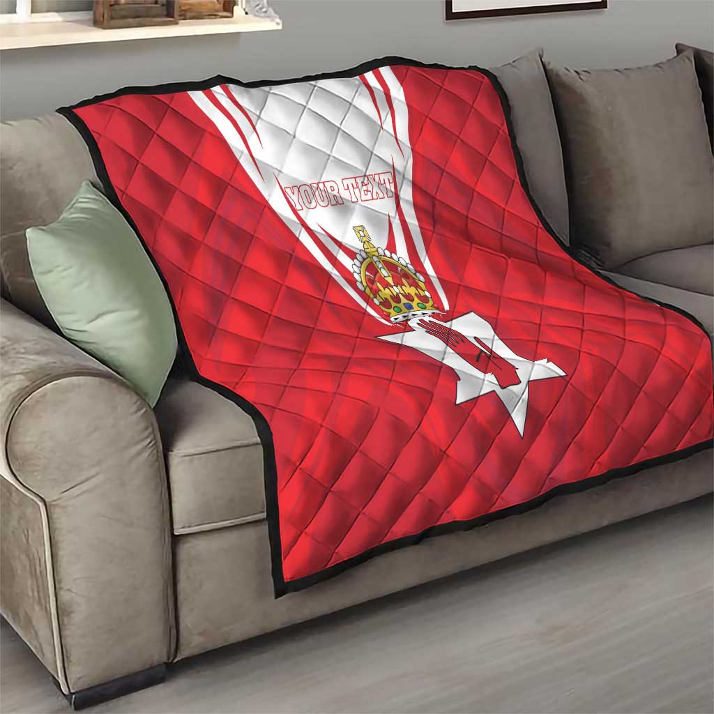 Personalized Northern Ireland Quilt Coat Of Arms With Map