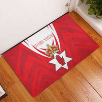 Personalized Northern Ireland Rubber Doormat Coat Of Arms With Map