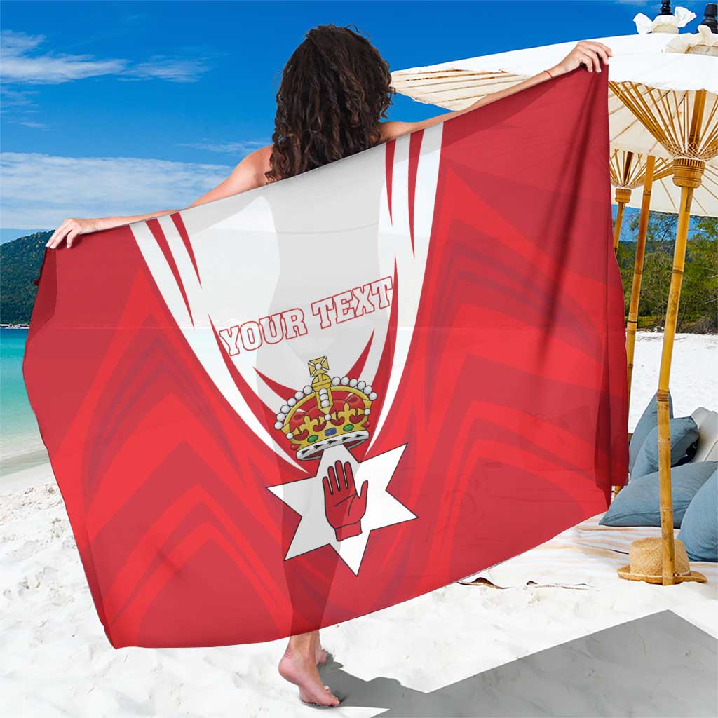 Personalized Northern Ireland Sarong Coat Of Arms With Map