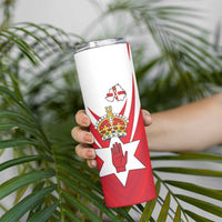 Personalized Northern Ireland Skinny Tumbler Coat Of Arms With Map