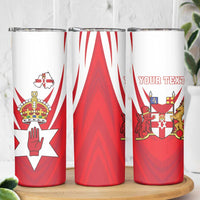 Personalized Northern Ireland Skinny Tumbler Coat Of Arms With Map