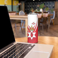 Personalized Northern Ireland Skinny Tumbler Coat Of Arms With Map