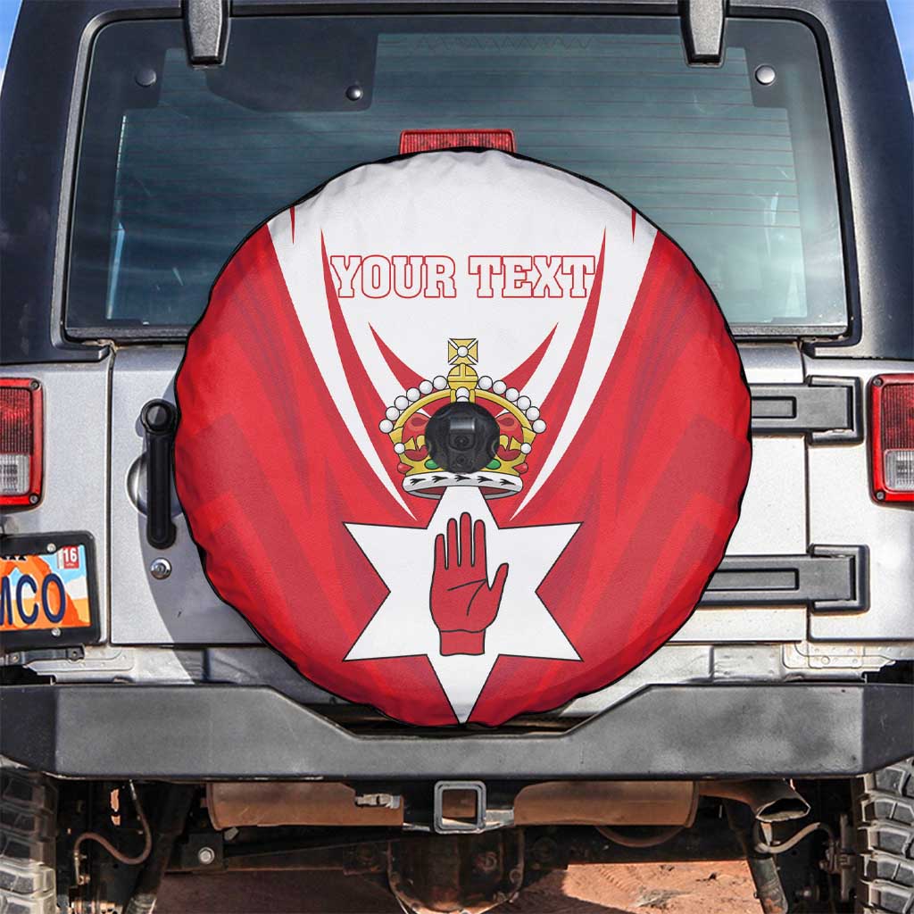 Personalized Northern Ireland Spare Tire Cover Coat Of Arms With Map