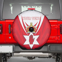 Personalized Northern Ireland Spare Tire Cover Coat Of Arms With Map