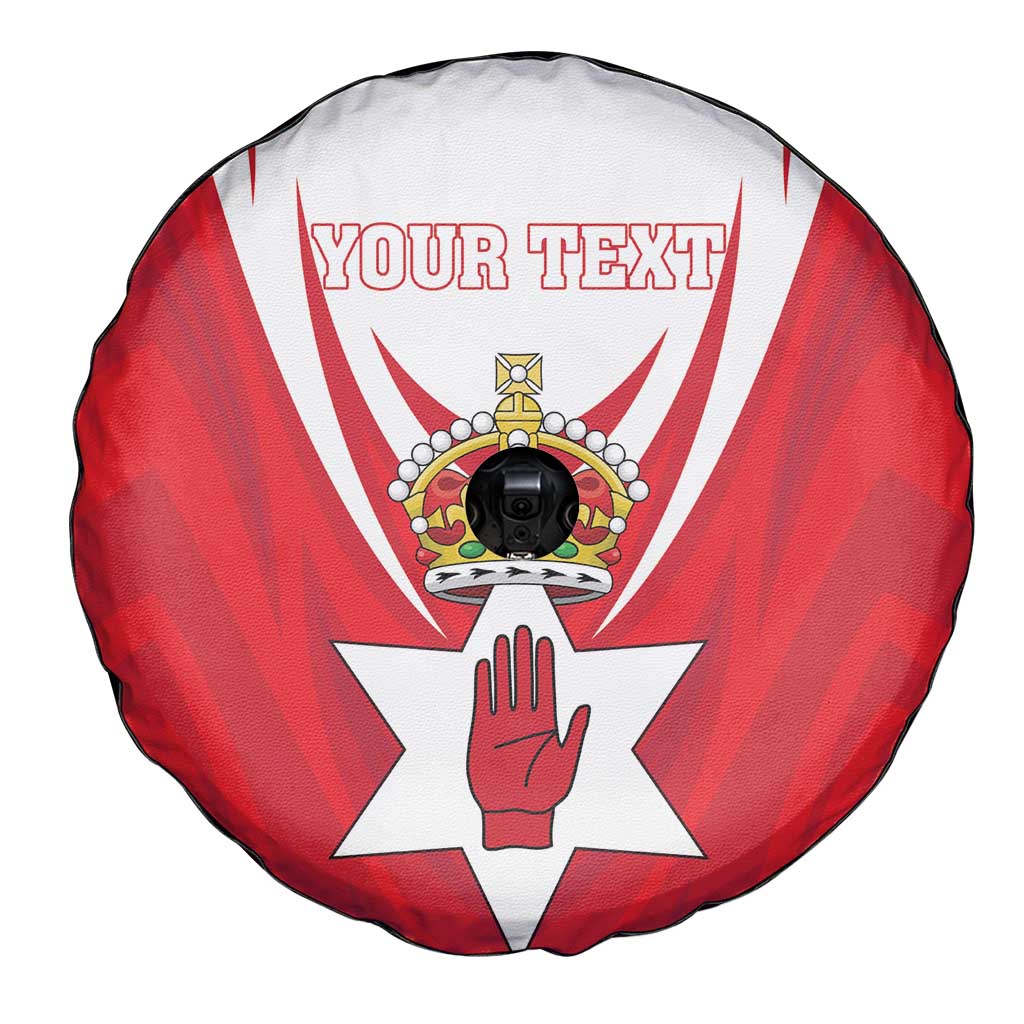 Personalized Northern Ireland Spare Tire Cover Coat Of Arms With Map