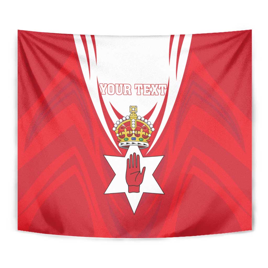 Personalized Northern Ireland Tapestry Coat Of Arms With Map