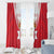 Personalized Northern Ireland Window Curtain Coat Of Arms With Map