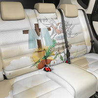 Happy Maundy Thursday Back Car Seat Cover Jesus Christ Washing Feet