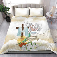 Happy Maundy Thursday Bedding Set Jesus Christ Washing Feet