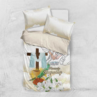 Happy Maundy Thursday Bedding Set Jesus Christ Washing Feet