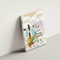 Happy Maundy Thursday Canvas Wall Art Jesus Christ Washing Feet