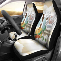 Happy Maundy Thursday Car Seat Cover Jesus Christ Washing Feet