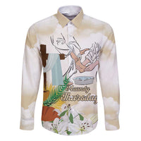 Happy Maundy Thursday Family Matching Puletasi and Hawaiian Shirt Jesus Christ Washing Feet