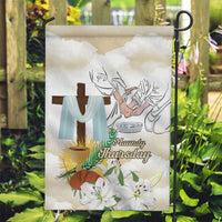 Happy Maundy Thursday Garden Flag Jesus Christ Washing Feet
