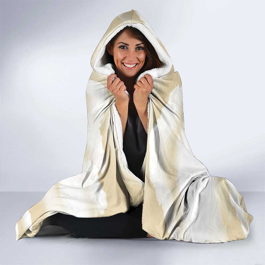 Happy Maundy Thursday Hooded Blanket Jesus Christ Washing Feet