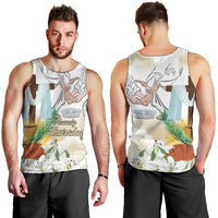 Happy Maundy Thursday Men Tank Top Jesus Christ Washing Feet