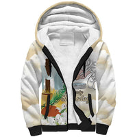 Happy Maundy Thursday Sherpa Hoodie Jesus Christ Washing Feet