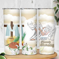 Happy Maundy Thursday Skinny Tumbler Jesus Christ Washing Feet
