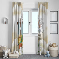 Happy Maundy Thursday Window Curtain Jesus Christ Washing Feet