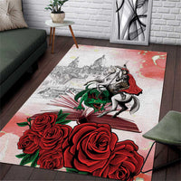 Happy Saint George's Day Area Rug Diada de Sant Jordi