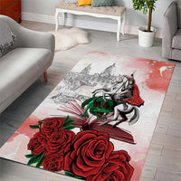 Happy Saint George's Day Area Rug Diada de Sant Jordi