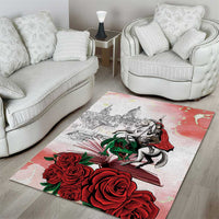 Happy Saint George's Day Area Rug Diada de Sant Jordi