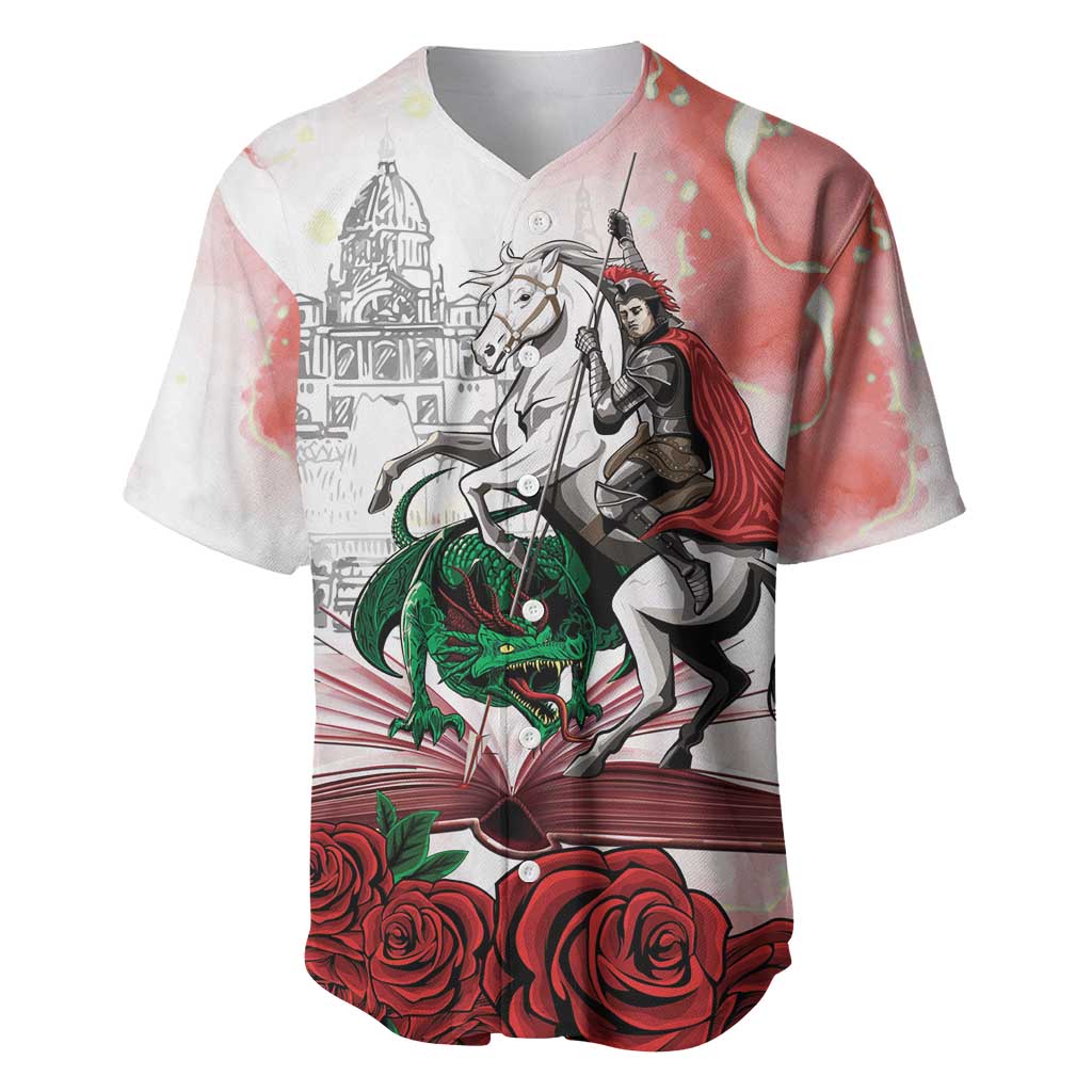 Happy Saint George's Day Baseball Jersey Diada de Sant Jordi