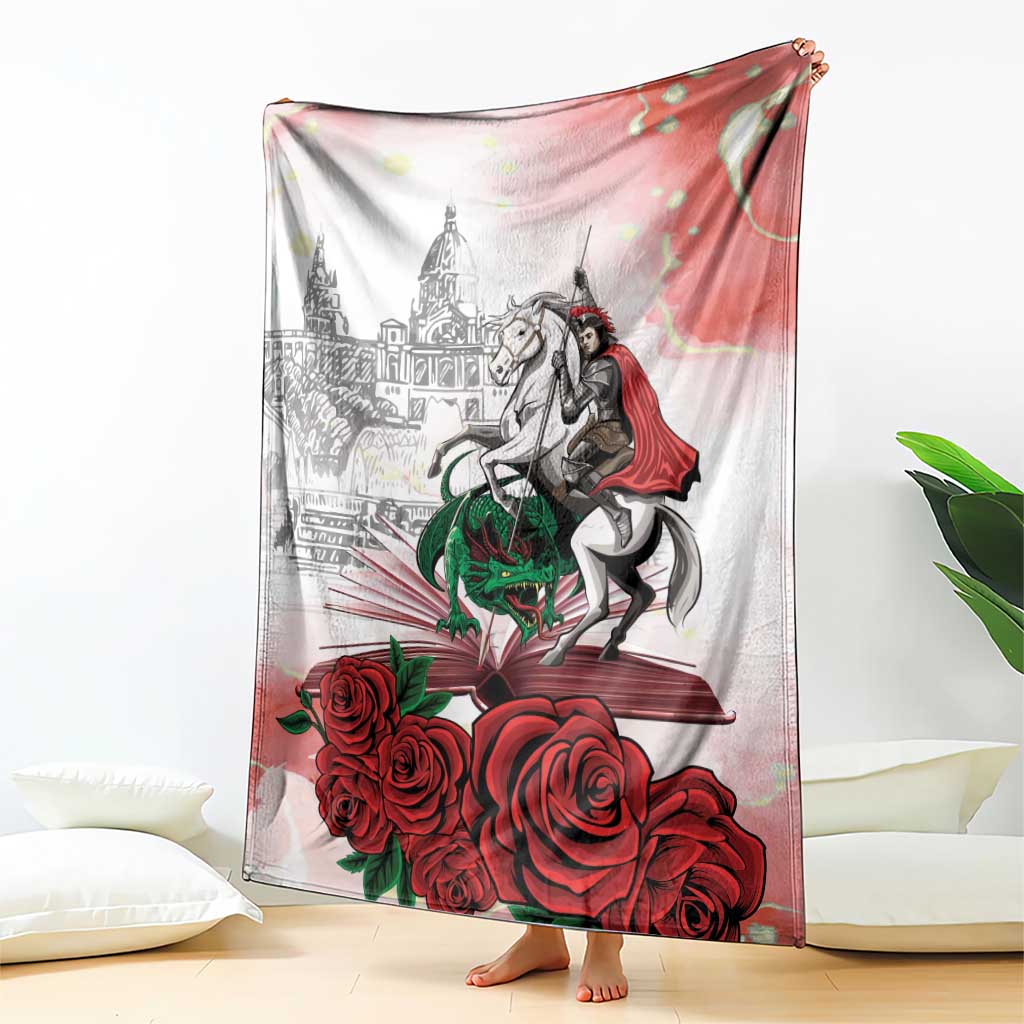 Happy Saint George's Day Blanket Diada de Sant Jordi