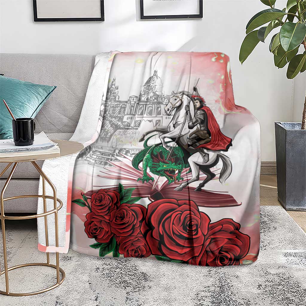 Happy Saint George's Day Blanket Diada de Sant Jordi