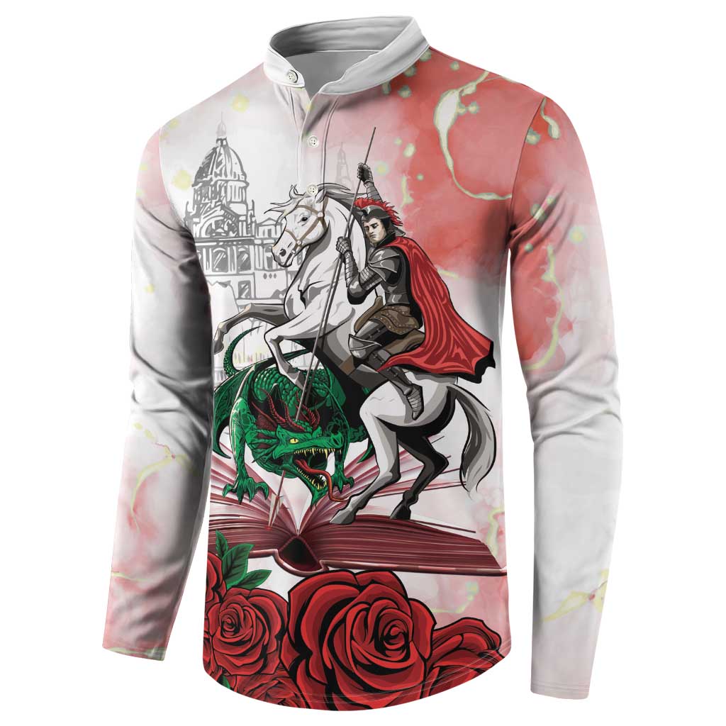 Happy Saint George's Day Button Sweatshirt Diada de Sant Jordi