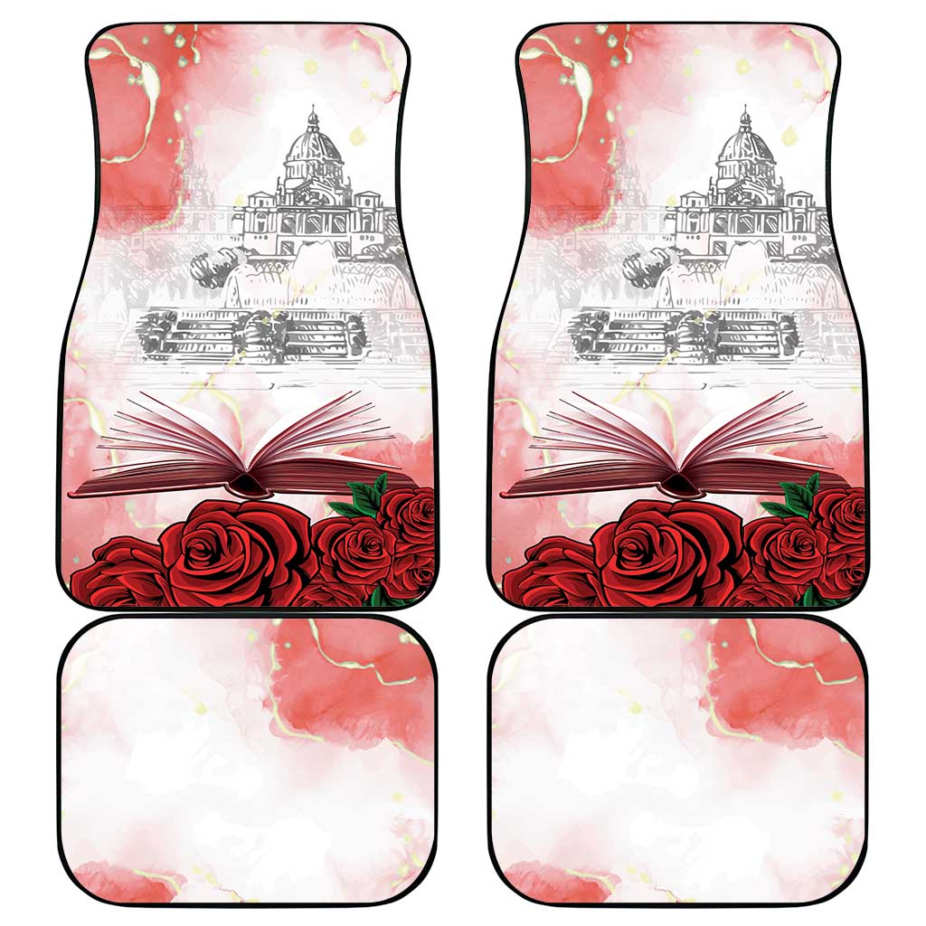 Happy Saint George's Day Car Mats Diada de Sant Jordi