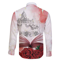 Happy Saint George's Day Family Matching Off The Shoulder Long Sleeve Dress and Hawaiian Shirt Diada de Sant Jordi