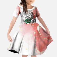 Happy Saint George's Day Family Matching Puletasi and Hawaiian Shirt Diada de Sant Jordi
