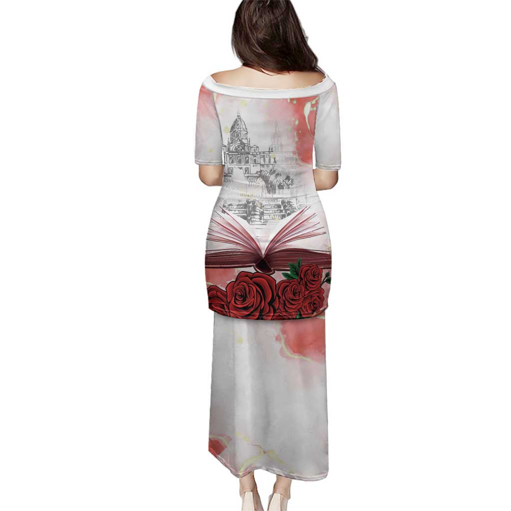 Happy Saint George's Day Family Matching Puletasi and Hawaiian Shirt Diada de Sant Jordi