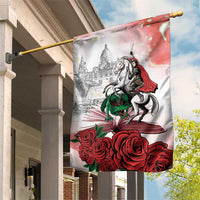 Happy Saint George's Day Garden Flag Diada de Sant Jordi