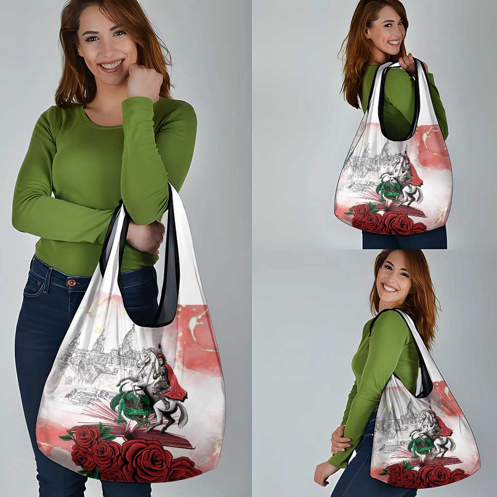 Happy Saint George's Day Grocery Bag Diada de Sant Jordi
