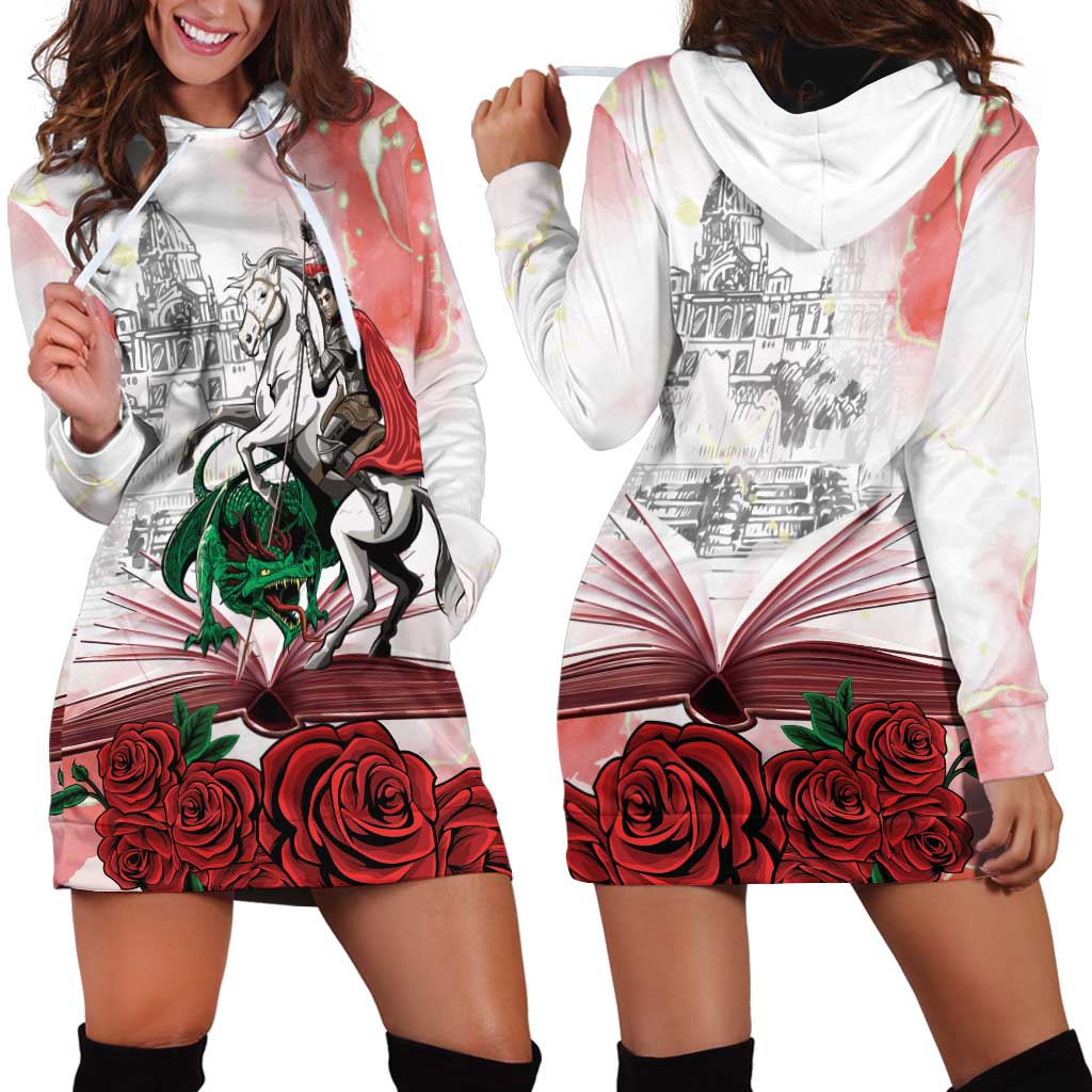 Happy Saint George's Day Hoodie Dress Diada de Sant Jordi