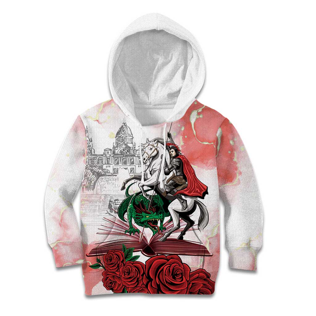 Happy Saint George's Day Kid Hoodie Diada de Sant Jordi