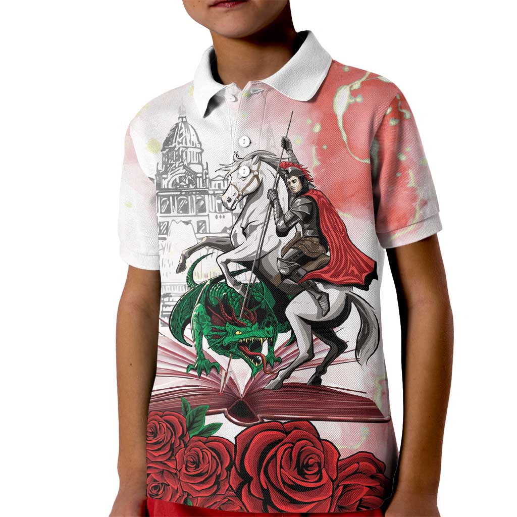 Happy Saint George's Day Kid Polo Shirt Diada de Sant Jordi