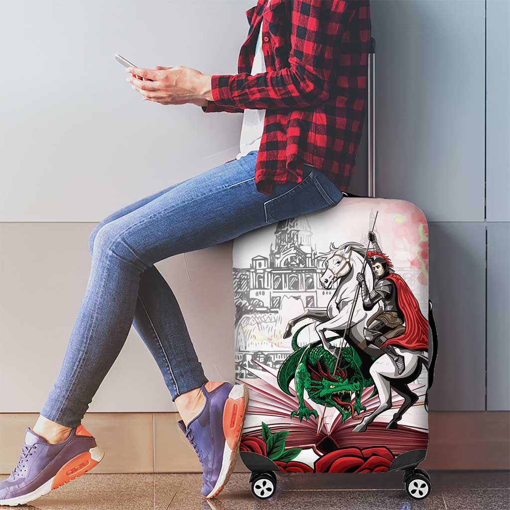 Happy Saint George's Day Luggage Cover Diada de Sant Jordi