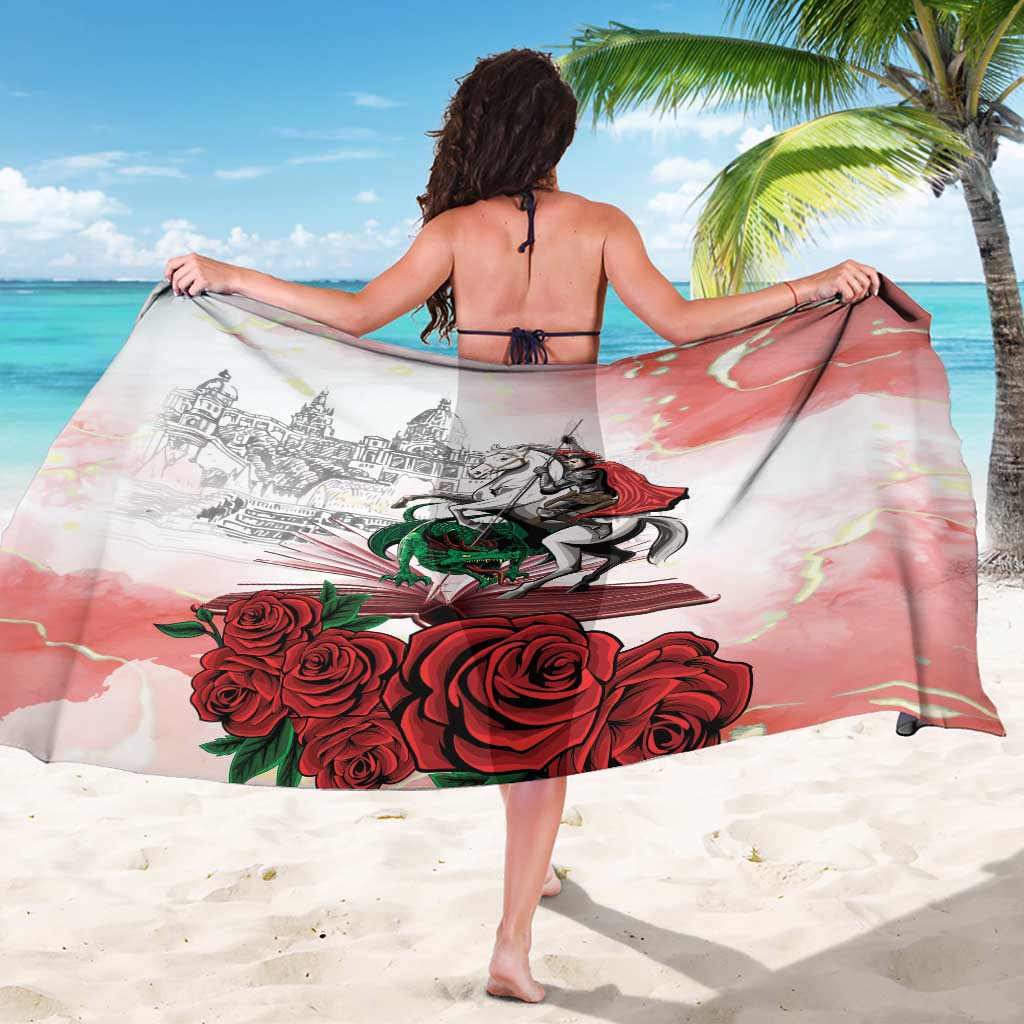 Happy Saint George's Day Sarong Diada de Sant Jordi