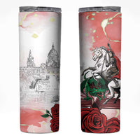 Happy Saint George's Day Skinny Tumbler Diada de Sant Jordi